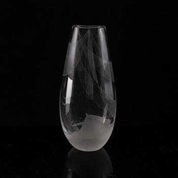 Vicke Lindstrand, vas, glas. Kosta, 1950-tal.