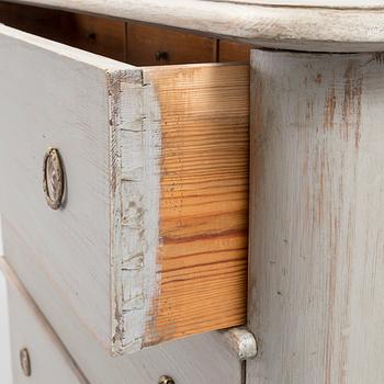 A second half of the 19th century chest of drawers.