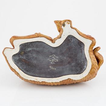 Gunnar Nylund, skulptur, stengods, Rörstrand, numrerad 12/300.