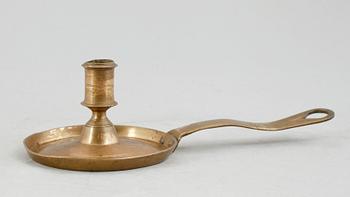 NATTLJUSSTAKE, mässing, 1700-tal.