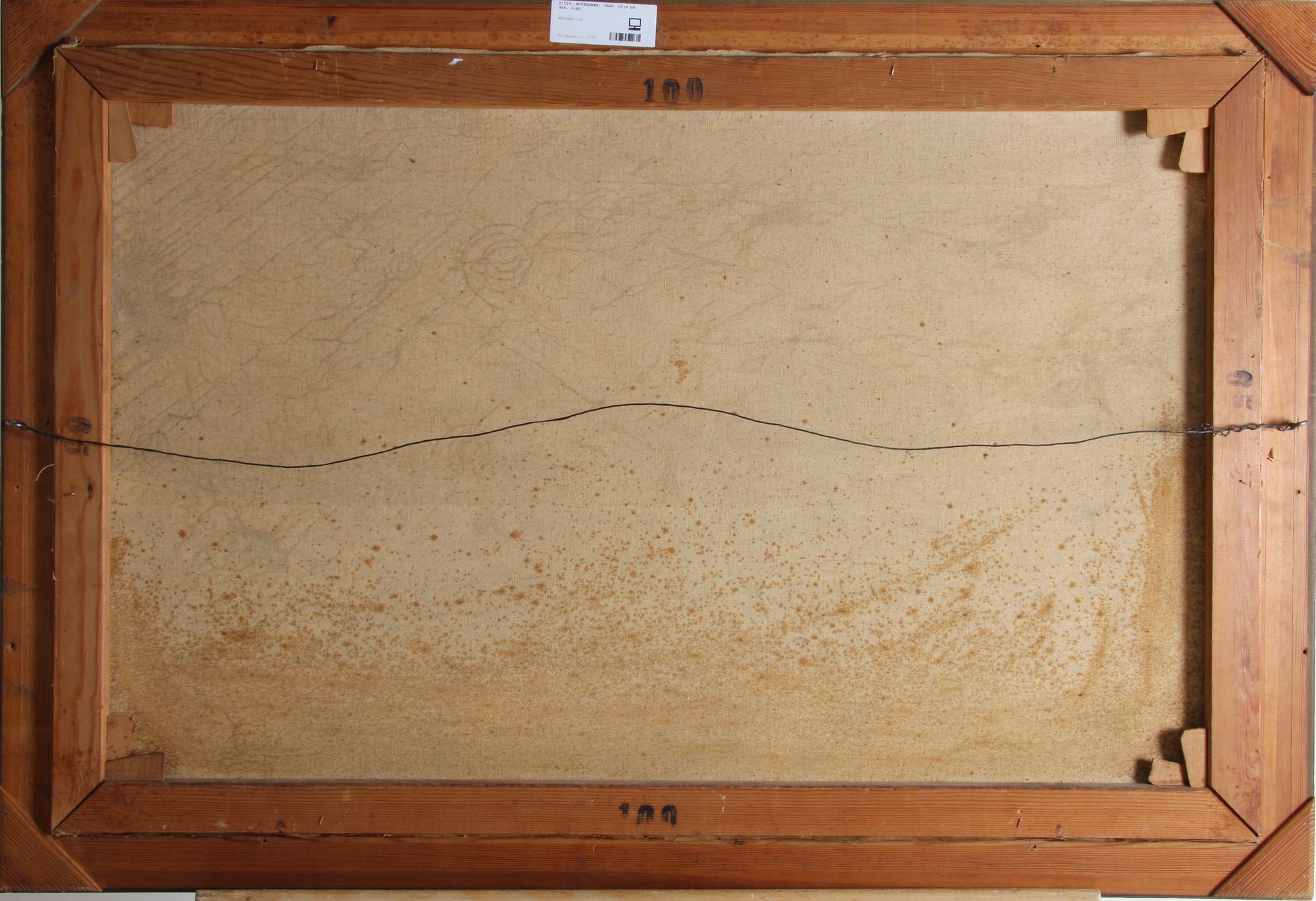 ROSENGREN, JEAN, olja på duk, sign.