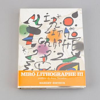 BÖCKER, 6 volymer, Miró lithographe I-VI, F. Mourlot.