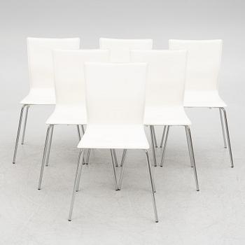 Six chairs, DomItalia, 21st century.