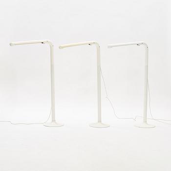 A set of three floor lamps, "Tuben", by Anders Pehrson, Ateljé Lyktan, Åhus, Sweden.