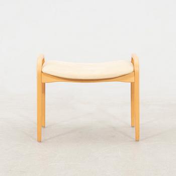 Yngve Ekström, armchair with footstool "Lamino" for Swedese, late 20th century.
