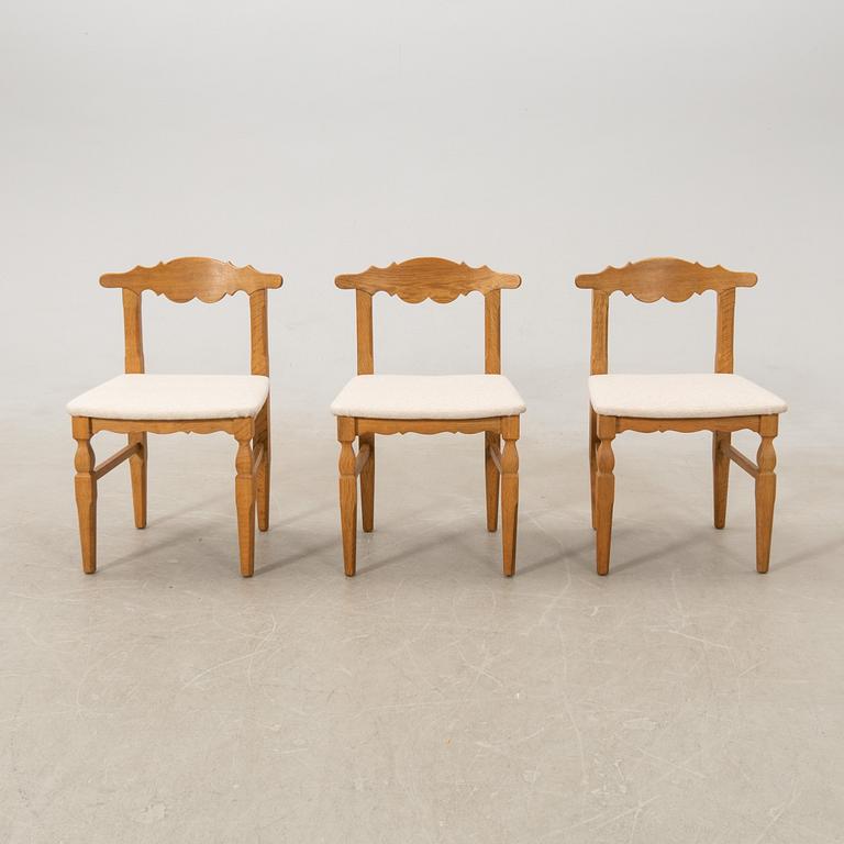 Henning Kjærnulf, dining group 7 dlr EG furniture Denmark 1960s.