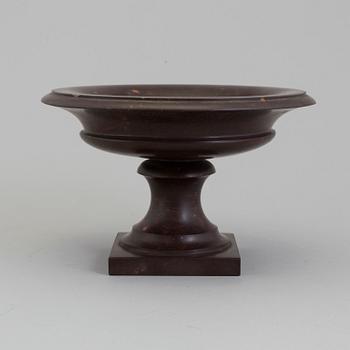 A late 18th century stone tazza.