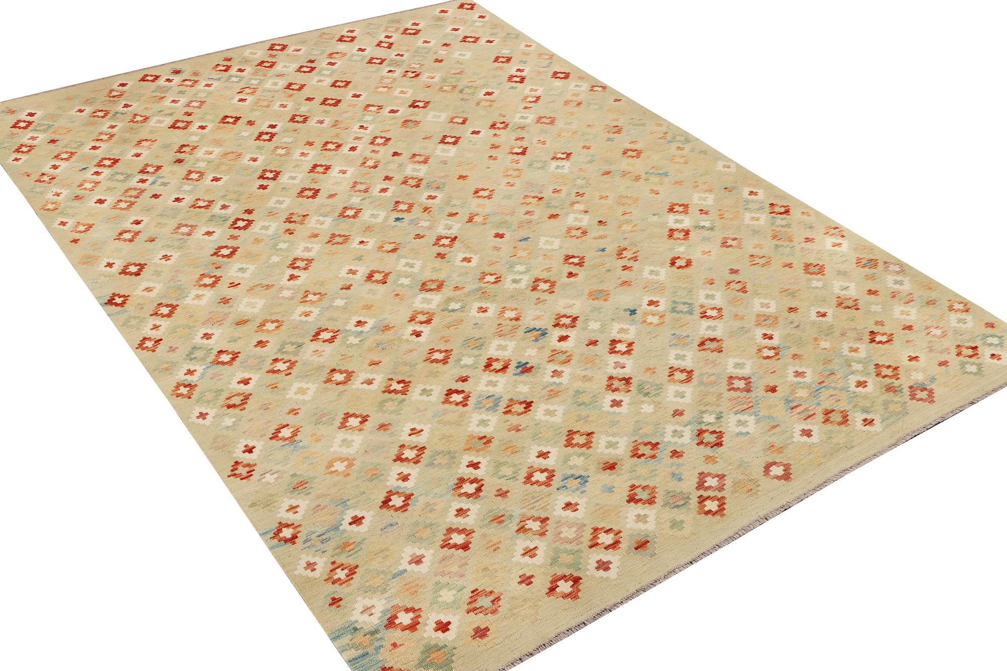 A Kilim carpet, c. 301 x 205 cm.