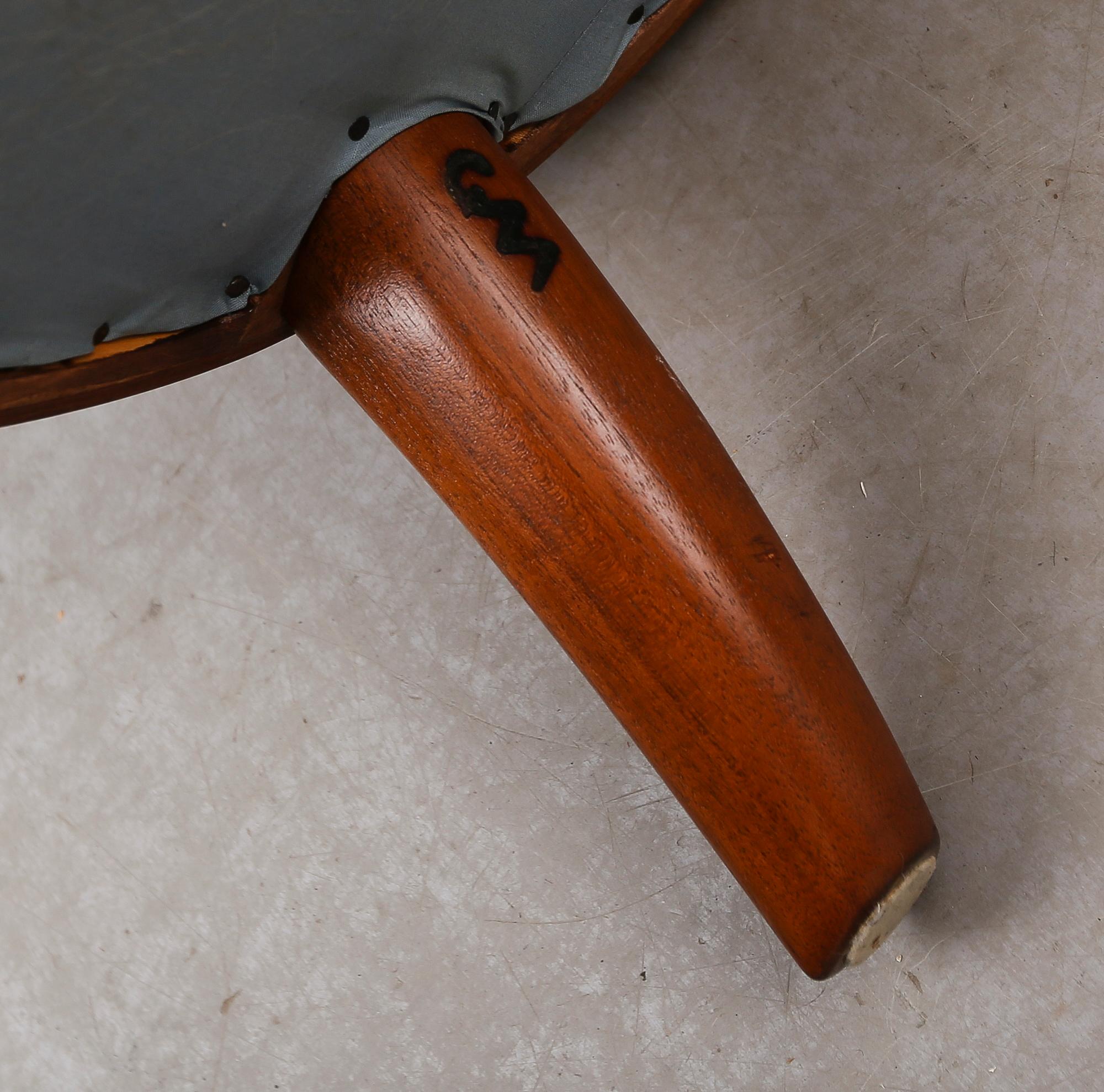 FÅTÖLJER, 1 par, "Advokaten", Carl Malmsten, 1900-talets andra hälft.