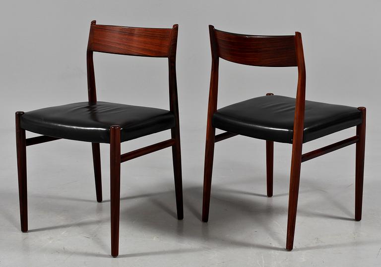 MATGRUPP, 9 delar, Arne Vodder, Sibast Furniture, 1950/60-tal.