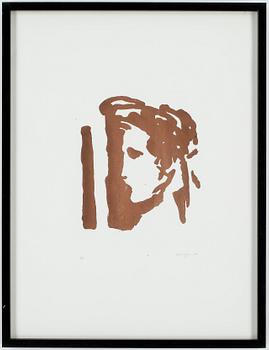 Elisabeth Jansson · ELISABETH JANSSON, färglitografi, signerad och numrerad 6/60,