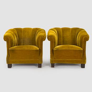 Nojatuolipari, malli 218 "Tuomari", Asko 1930-luku.