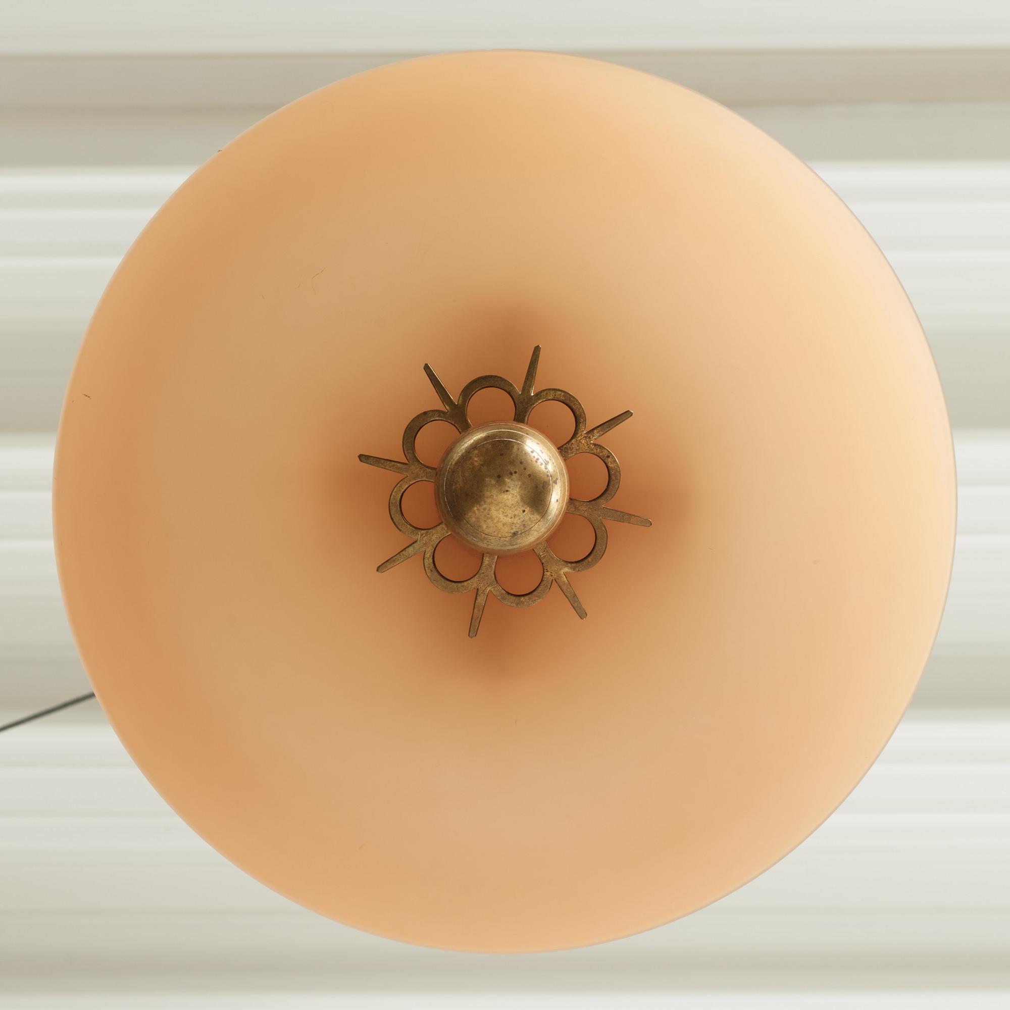 Harald Notini, a version of ceiling lamp model "6540/6545" from Arvid Böhlmarks Lampfabrik, Sweden, 1930's.