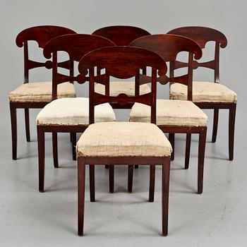 STOLAR, 6 st, Karl Johan, 1800-talets första hälft.