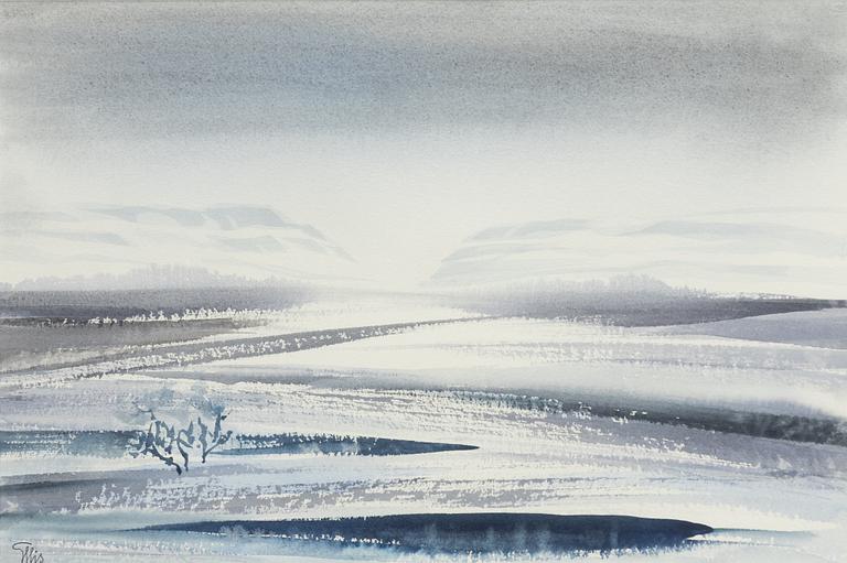Bengt Ellis, Mountain landscape.