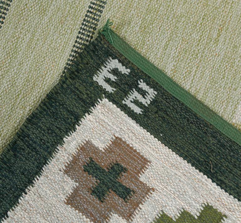 MATTA, rölakan, monogramsignerad ES, omkring 1900-talets mitt, 235x170 cm.