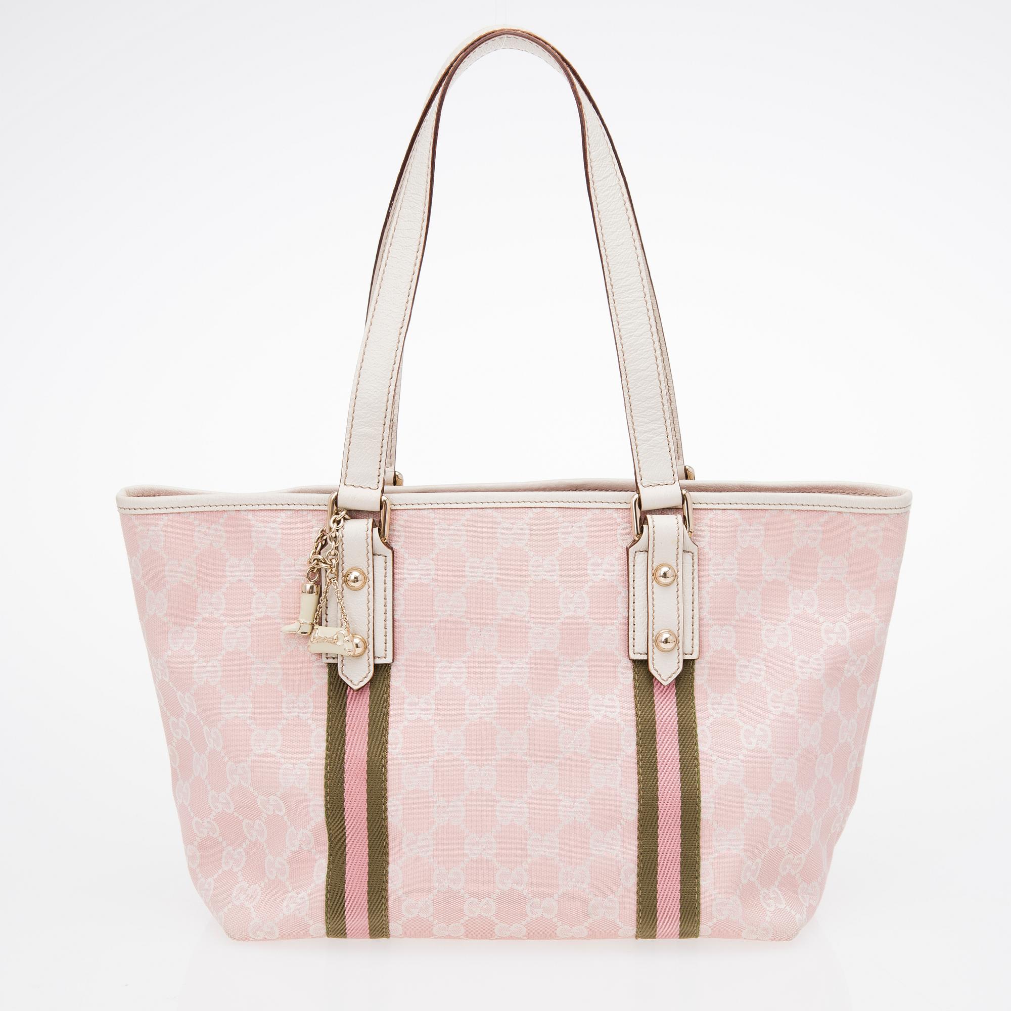 A Small Guccissima Canvas Tote Bag.