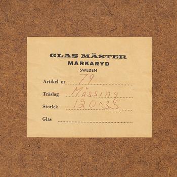 Spegel, Glasmäster, Markaryd, 1900-talets andra hälft.