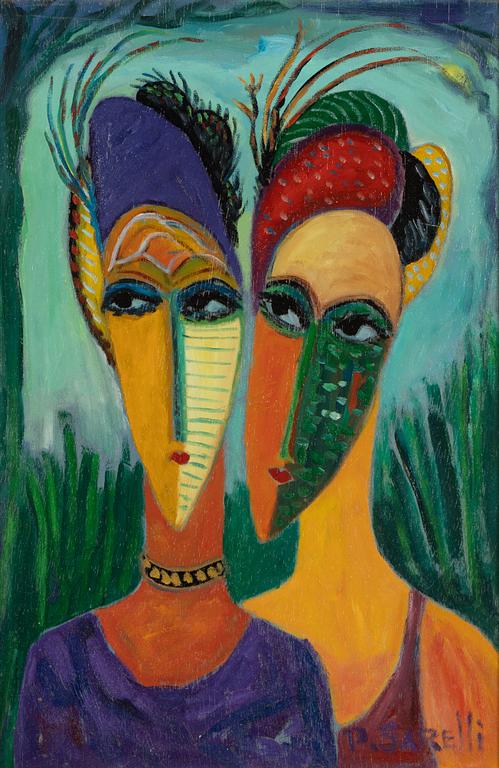 Paavo Sarelli, oil on canvas, signed.