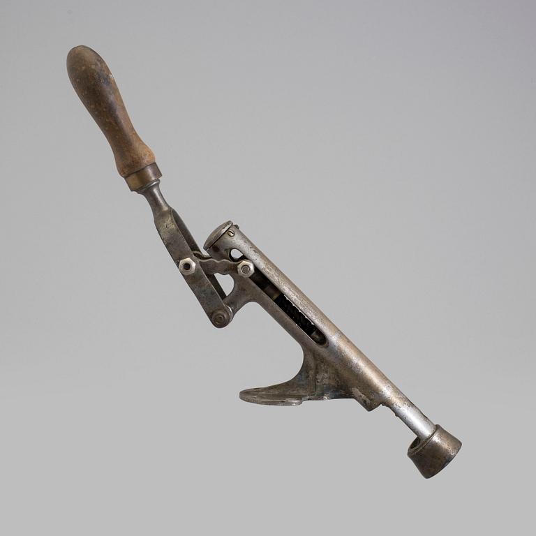 A circa 1900 wine bottle opener.