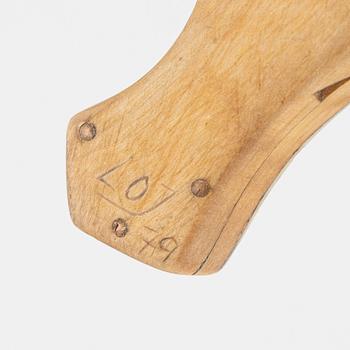 Unidentified maker, a reindeer horn knife, signed av dated LOJ -79.