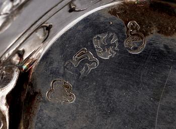 PARTI SILVER, 5 delar, vikt 409 g.