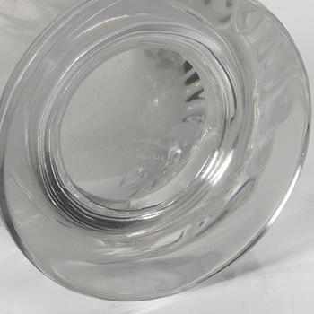 René Lalique, Six glass objects, Lalique, France, second half of the 20th century.