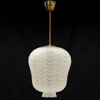 Ceiling lamp, Swedish Modern, 1940s.