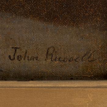 JOHN RUSSELL, olja på duk, sign.