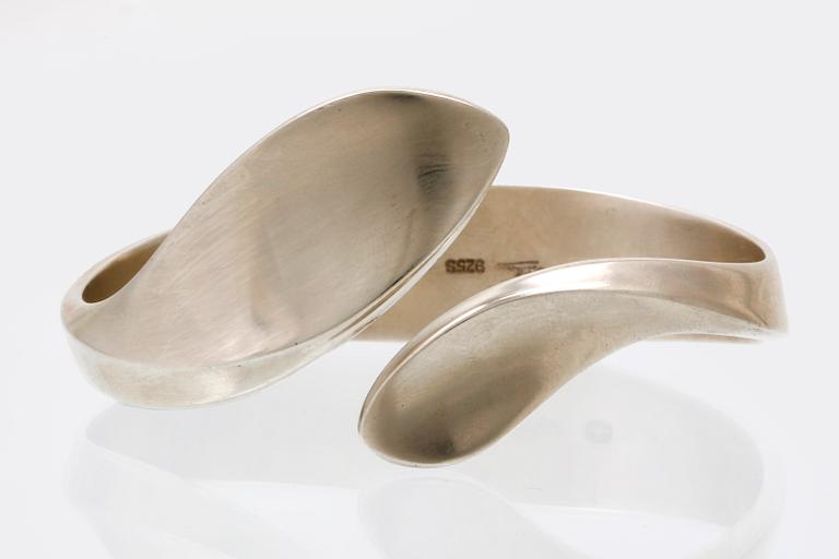 Hans Hansen armring, sterlingsilver, Georg Jensen, Danmark.