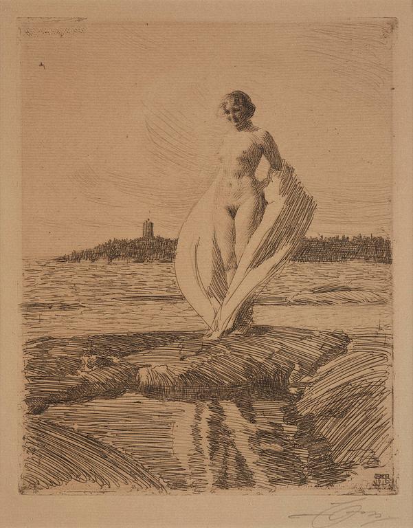 Anders Zorn, "Svanen".