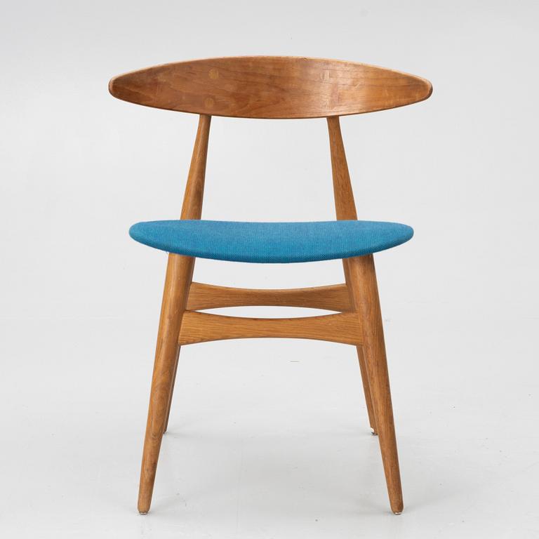 Hans J. Wegner, stolar 4 st, modellnr CH 30, Carl Hansen & Son, Danmark.