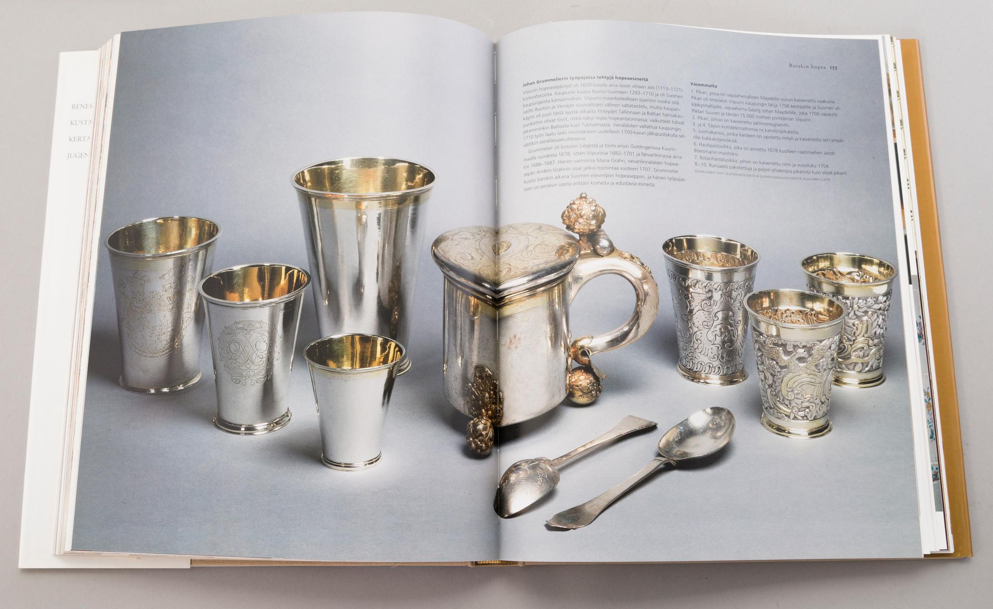 "SUOMEN ANTIIKKIESINEET", A book series, 5 vol, edited volume by Kari-Paavo Kokki, Weilin+Göös, WSOY Porvoo 2005-2006.