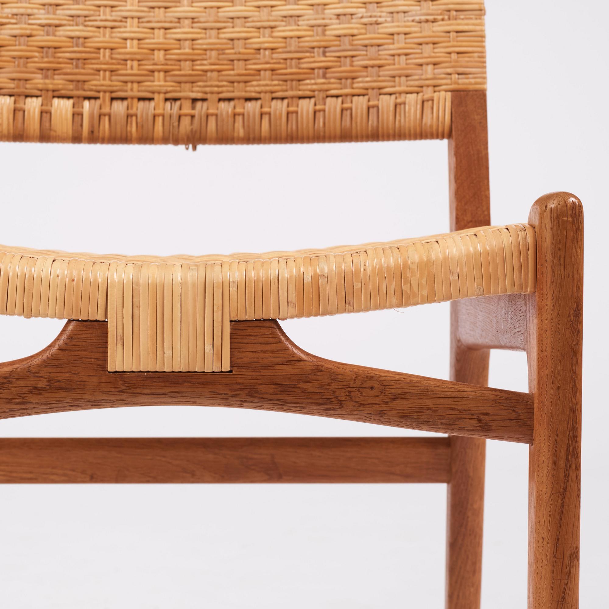Hans J. Wegner, a set of six 'CH31' chairs, Carl Hansen & Son, Denmark 1950s.