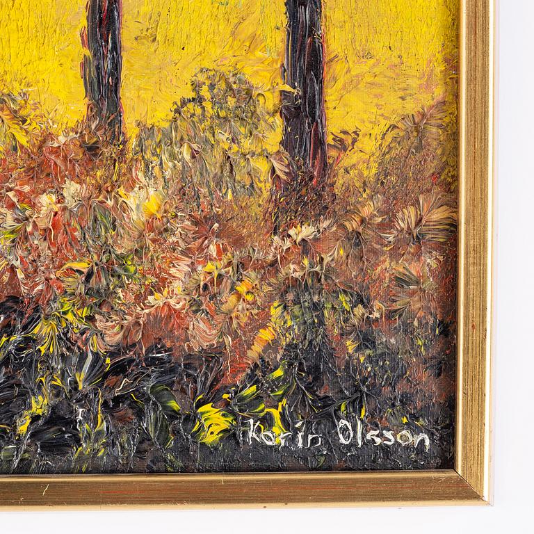 Karin Olsson, oil on canvas, signed.
