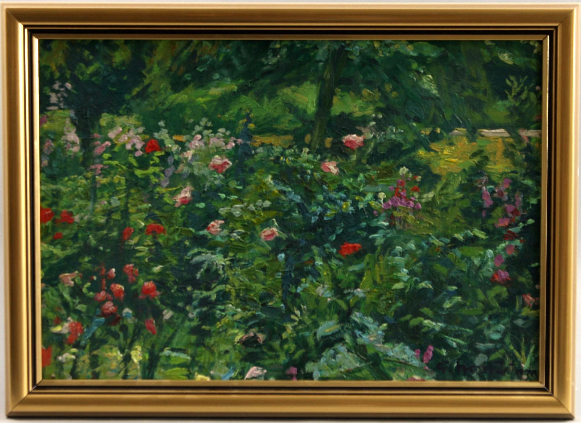 GERHARD NORDSTRÖM, olja på pannå, sign.