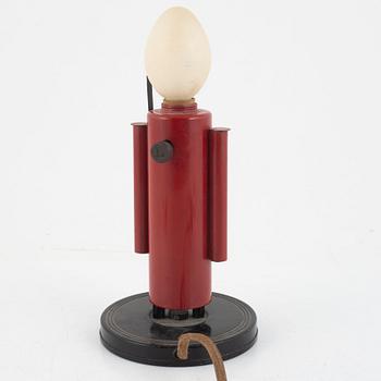 Lurelle Guild, a 'The Colonel' table lamp, Chase, USA, 1930's.