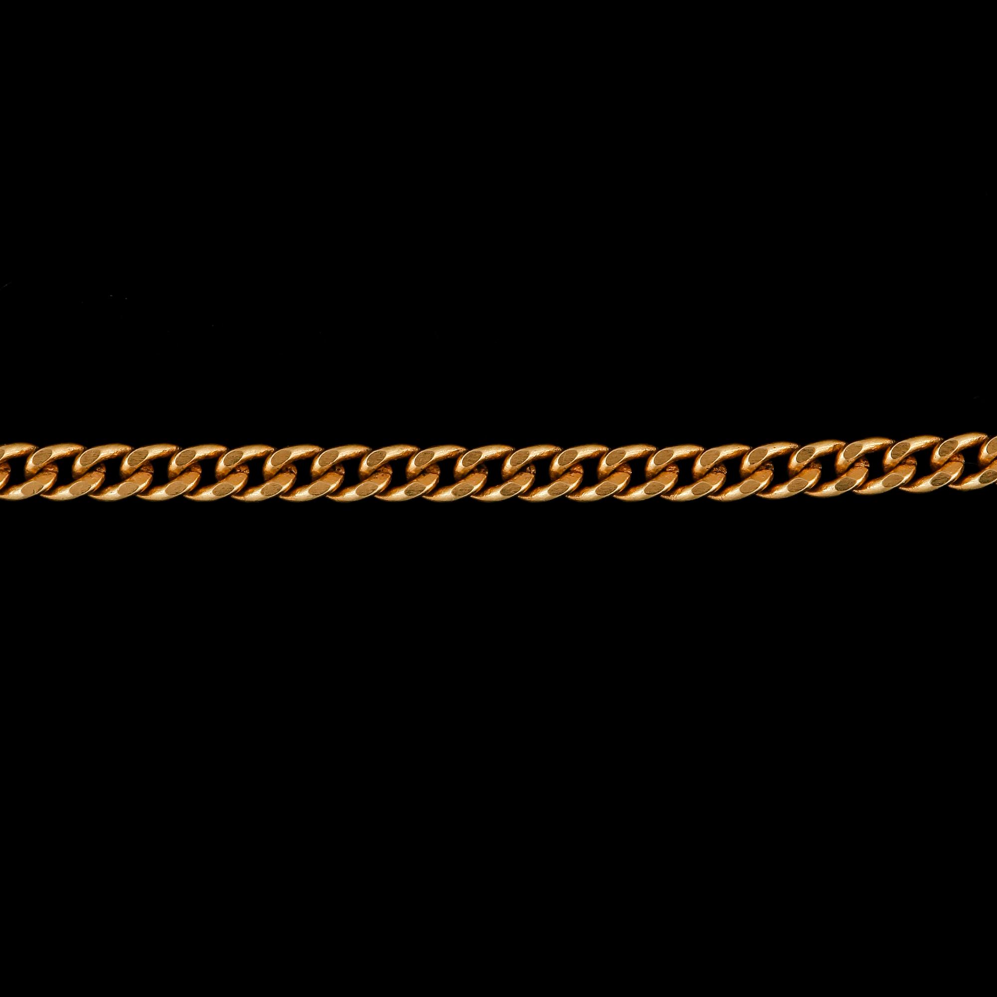 HALSBAND / KEDJA, 18k guld. Vikt ca 13 gram.
