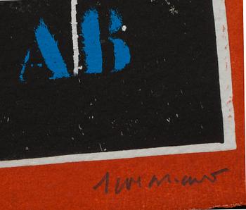 JAMES COIGNARD, carborundumetsning, signerad och numrerad 60/60.