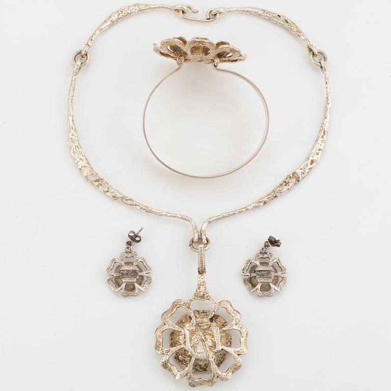 THERESIA HVORSLEV, necklace, bangle, earrings.
