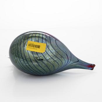 Oiva Toikka, a 'Pheasant' glass bird, second quality, signed O. T. II.