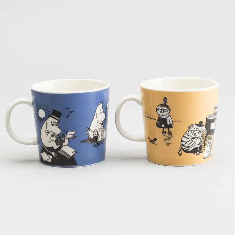 MUMINMUGGAR 2 st, Arabia, "Moomin Characters", 1990-tal.