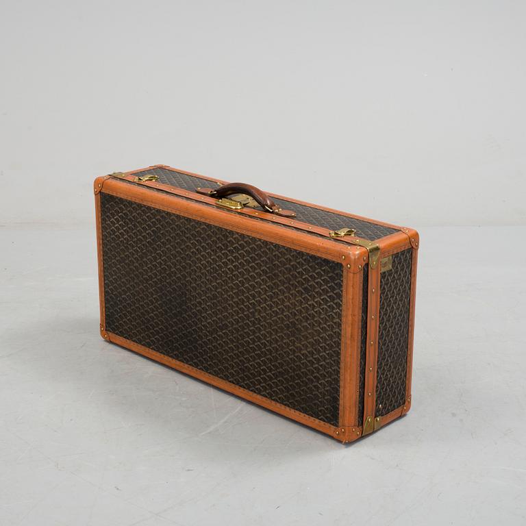 A Goyard suitcase, 1920's.