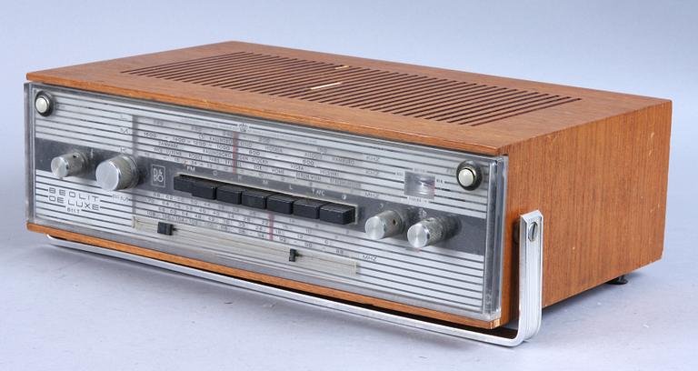 FÖRSTÄRKARE, "BEOMASTER 1001" samt RADIO "BEOLIT DE LUXE 611T", Bang & Olufsen, 1960/1970-tal.