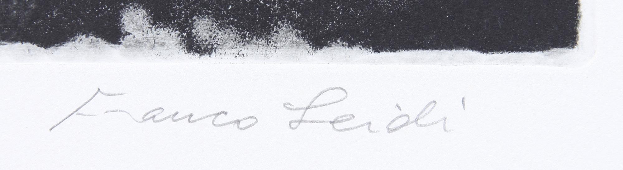 FRANCO LEIDI, fotogravyr, sign.