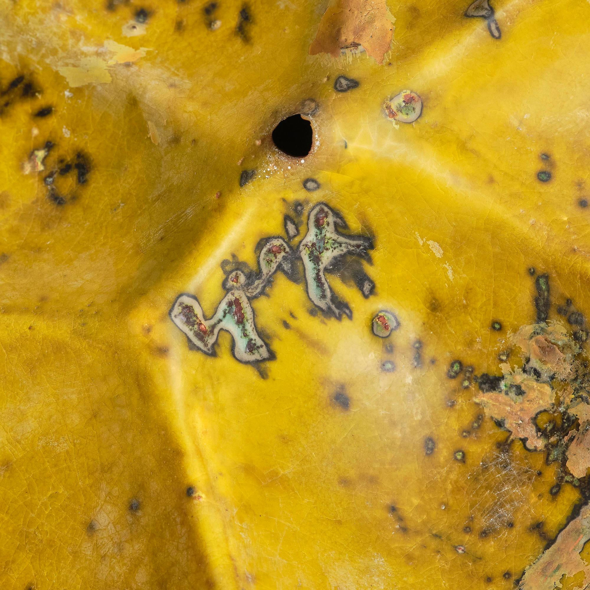 Hans Hedberg, a faience sculpture of a cloudberry, Biot, France.
