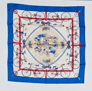 1662. SCARF, Hermès, 1950-tal "Les Becanes".