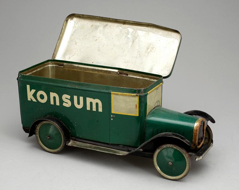 KAKBURK, plåt, Konsum, 1930-tal.