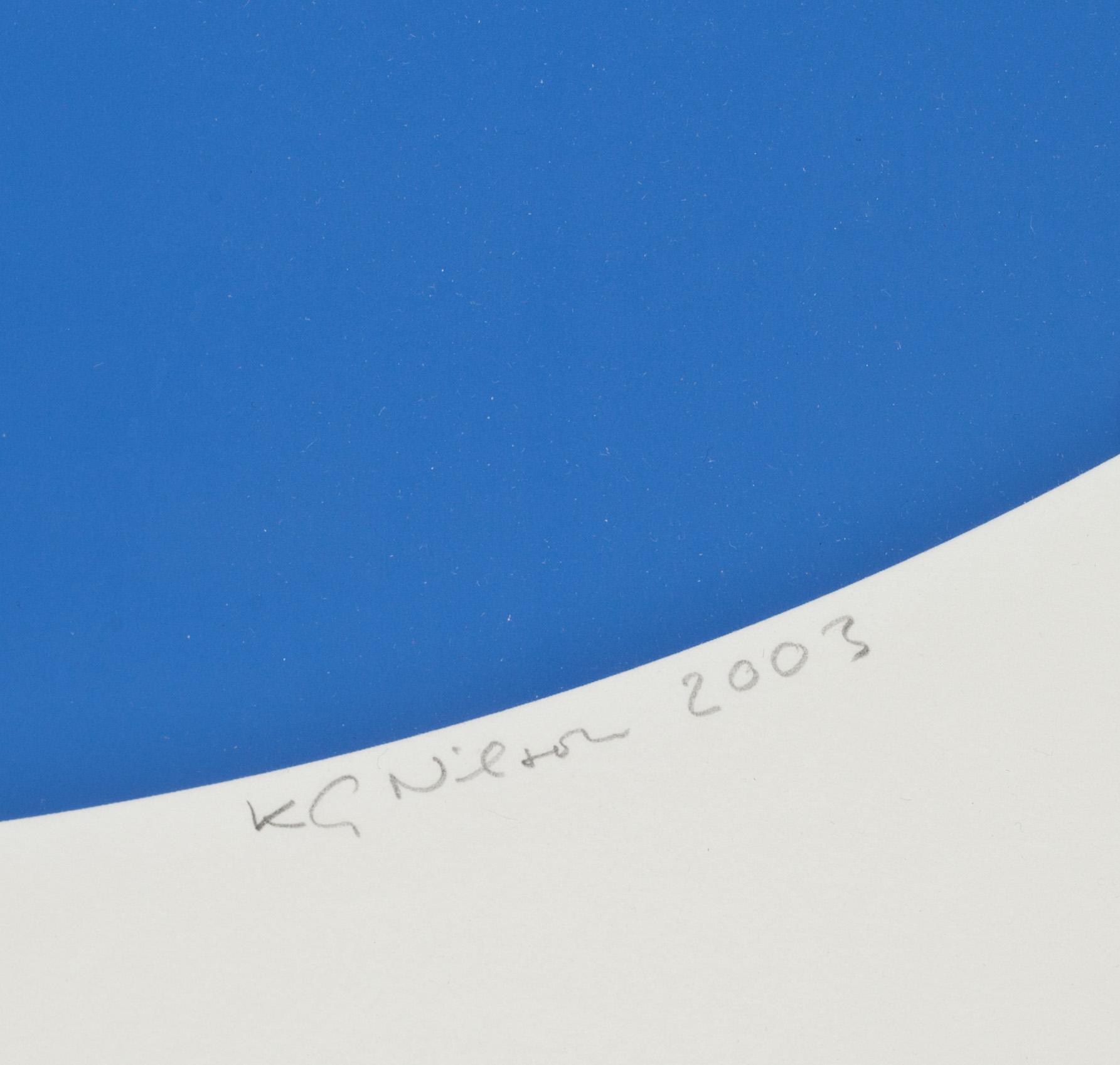 KG NILSON, färgserigrafi, signerad. och daterad 2003.