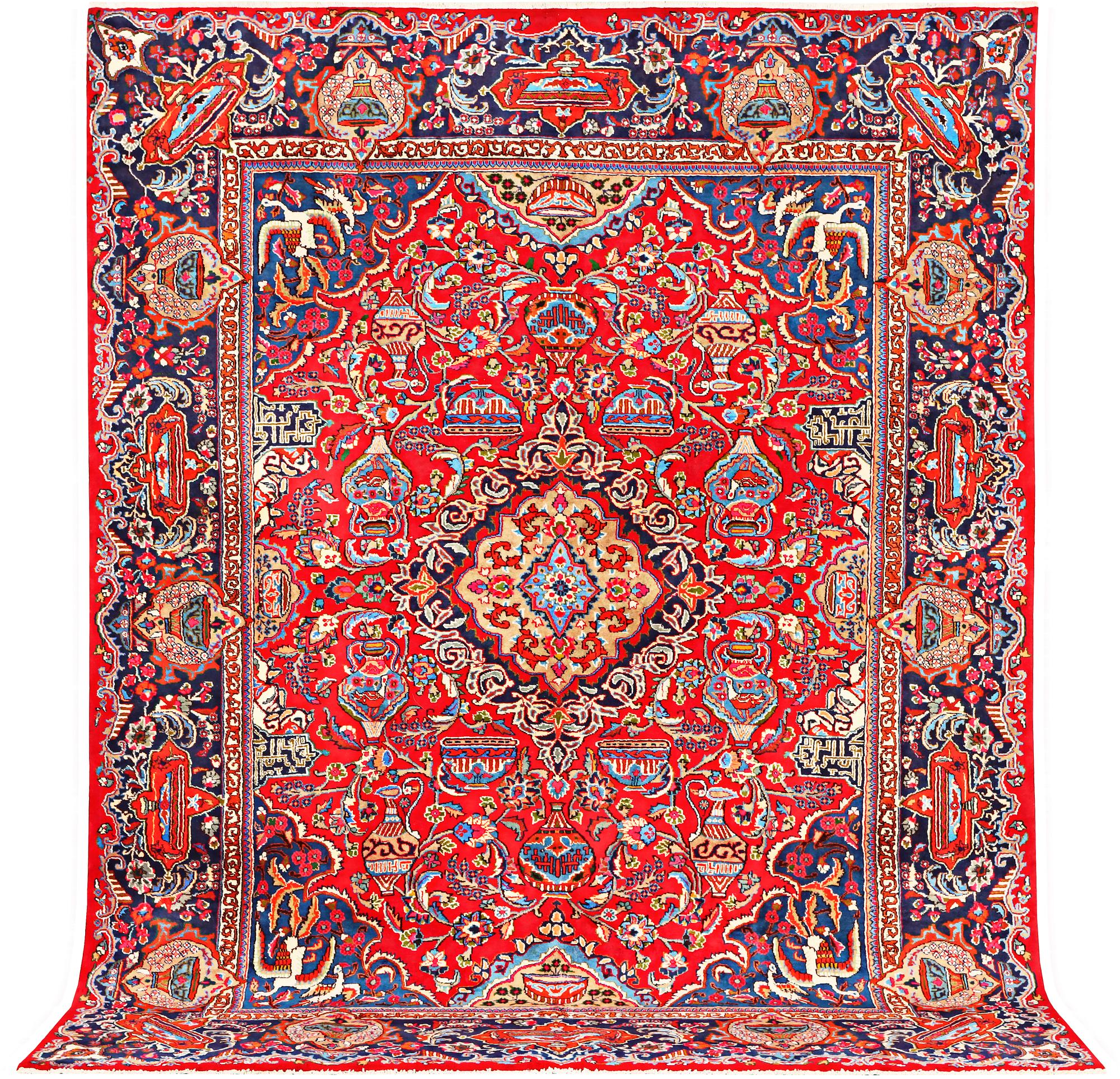 A Kashmar carpet, a. 376 x 298 cm.